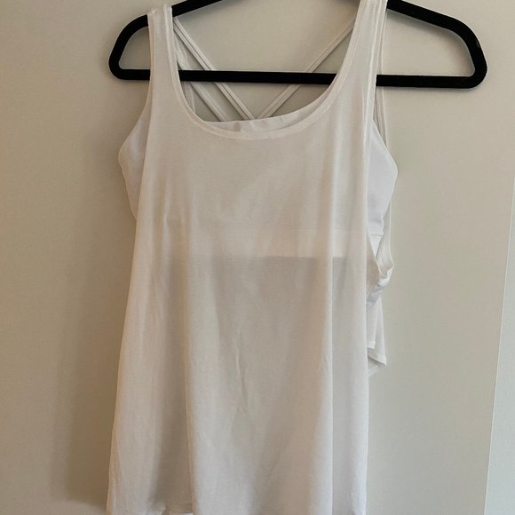 Lululemon Renergized 2-in-1 Tank White/White - Picture 3 of 5